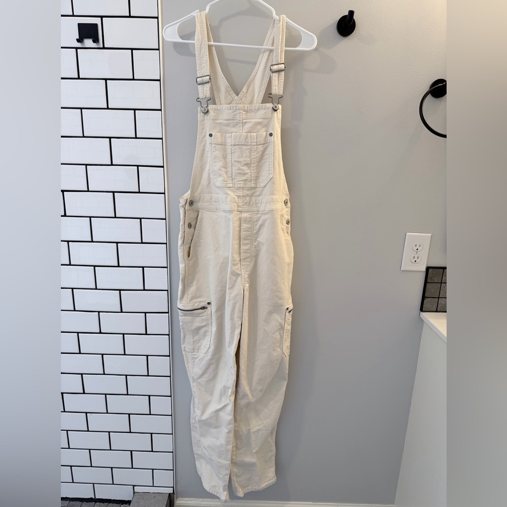 American Eagle Outfitters Women's White Overalls